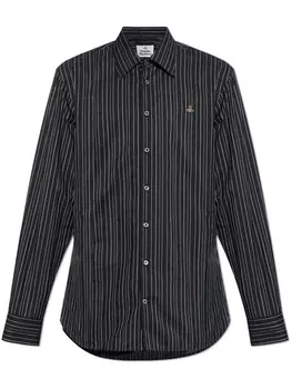 Рубашка с вышитым узором Вивьен Вествуд Орб Vivienne Westwood, черный