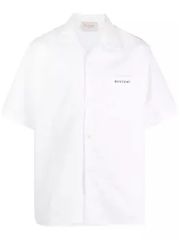 Рубашка с вышивкой Buscemi, белый