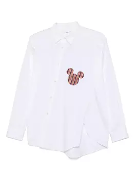 Рубашка с вышивкой Comme Des Garons Shirt, белый