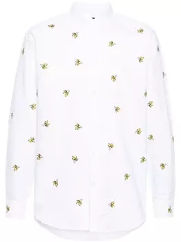 Рубашка с вышивкой Dsquared2, белый