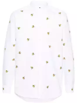 Рубашка с вышивкой DSQUARED2, белый