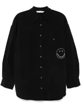 Рубашка с вышивкой Joshua Sanders, черный