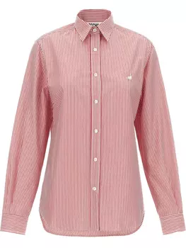 Рубашка с вышивкой Moschino Oca, красный