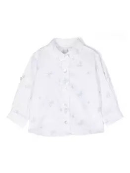 Рубашка с вышивкой Patachou, белый