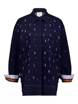 Рубашка с вышивкой PAULA, синий