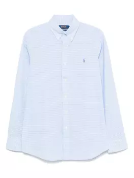 Рубашка с вышивкой Polo Pony Polo Ralph Lauren, синий
