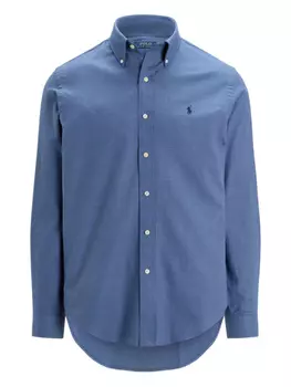 Рубашка с вышивкой Polo Pony Polo Ralph Lauren, синий