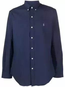 Рубашка с вышивкой Polo Pony POLO RALPH LAUREN, синий
