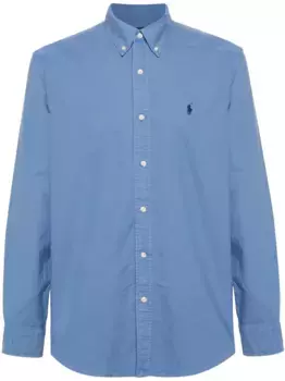 Рубашка с вышивкой Polo Pony POLO RALPH LAUREN, синий