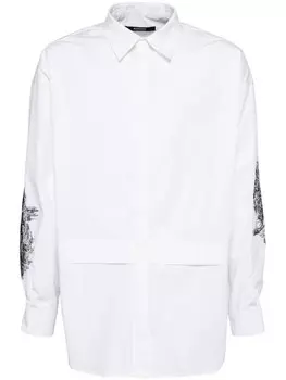 Рубашка с вышивкой SONGZIO, белый
