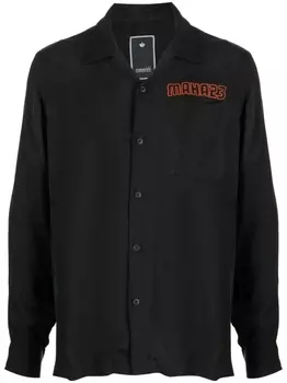 Рубашка с вышивкой Year of the Rabbit Maharishi, черный