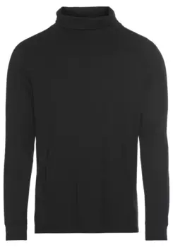 Рубашка с высоким воротником Bruno Banani, также можно носить под ней, черный