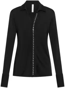 Рубашка с заклепками Dion Lee, черный