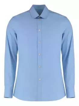 Рубашка с закругленным подолом VALENTINO GARAVANI, синий