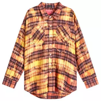 Рубашка с заниженной горловиной R13, розовый