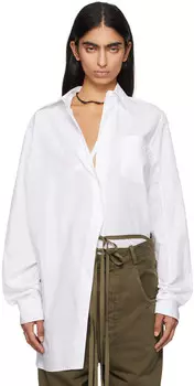 Рубашка с заниженными плечами Daria Ann Demeulemeester, белый