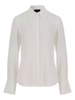 Рубашка с заостренным воротником и застегивающимися манжетами F.It, белый