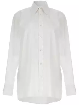 Рубашка с заостренным воротником Maison Margiela, белый