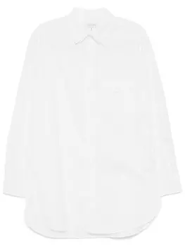 Рубашка с застежкой на пуговицу на груди Yohji Yamamoto, белый