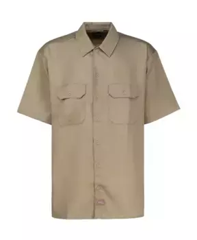 Рубашка с застежкой на пуговицы Dickies, бежевый