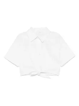 Рубашка с завязками Miss Grant Kids, белый