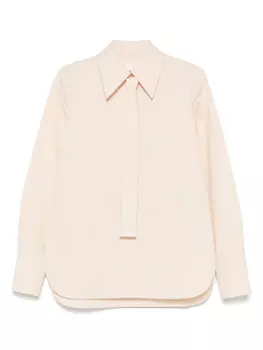 Рубашка с завязкой Jil Sander, оранжевый