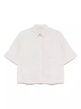 Рубашка с жатым эффектом Transit, нейтральный