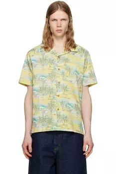 Рубашка с жемчужным узором Arvid Nudie Jeans, цвет mustard