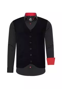 Рубашка с жилетом RUSTY NEAL, черный