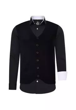 Рубашка с жилетом RUSTY NEAL, черный