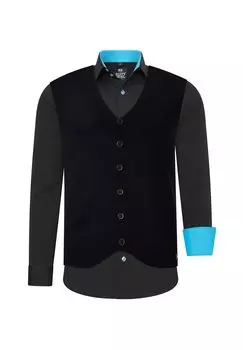 Рубашка с жилетом RUSTY NEAL, черный