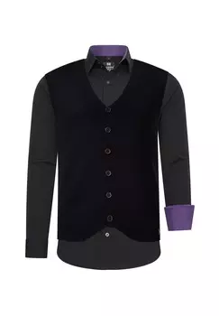 Рубашка с жилетом RUSTY NEAL, черный