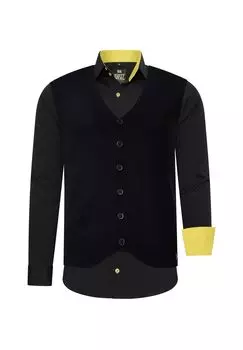 Рубашка с жилетом RUSTY NEAL, черный