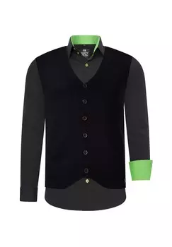 Рубашка с жилетом RUSTY NEAL, черный