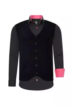 Рубашка с жилетом RUSTY NEAL, черный