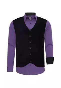 Рубашка с жилетом RUSTY NEAL, фиолетовый