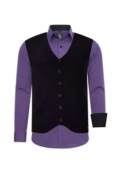 Рубашка с жилетом RUSTY NEAL, фиолетовый