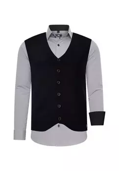 Рубашка с жилетом RUSTY NEAL, серый