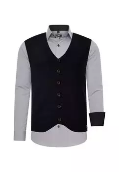 Рубашка с жилетом RUSTY NEAL, серый