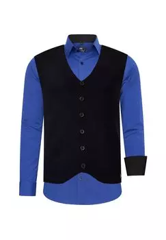 Рубашка с жилетом RUSTY NEAL, синий