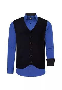 Рубашка с жилетом RUSTY NEAL, синий