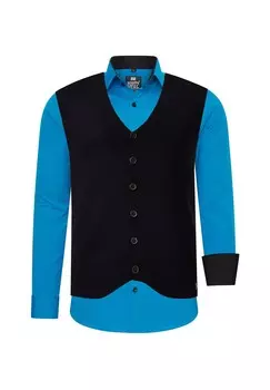 Рубашка с жилетом RUSTY NEAL, синий