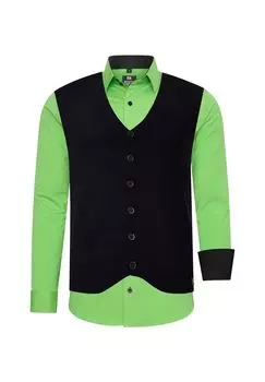 Рубашка с жилетом RUSTY NEAL, зеленый