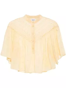 Рубашка Safi с английской вышивкой MARANT TOILE, желтый