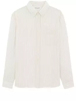 Рубашка Saint Laurent Cassandre, белый
