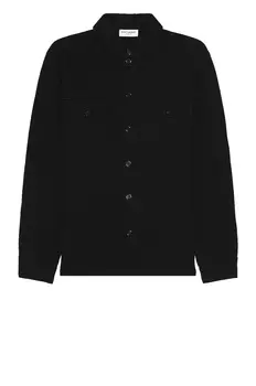 Рубашка Saint Laurent Oversize Chemise, нуар