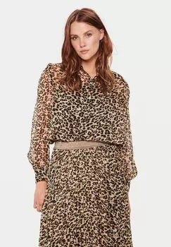 Рубашка Saint Tropez Avisz, черный/мультиколор