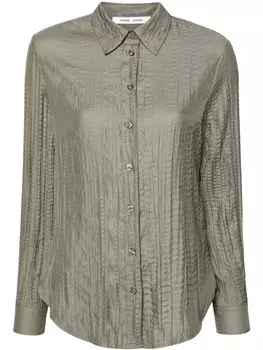 Рубашка Saisabel с жатым эффектом SAMSOE SAMSOE, зеленый