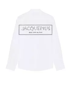 Рубашка Саймона Jacquemus, цвет Print Logo Fish