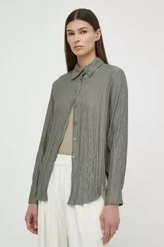 Рубашка Сайсабель Samsoe Samsoe, зеленый